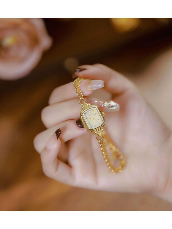 Elegant Ultra Thin Waterproof Quartz Watch for Women - Dainty Rectangle Dress main image 7